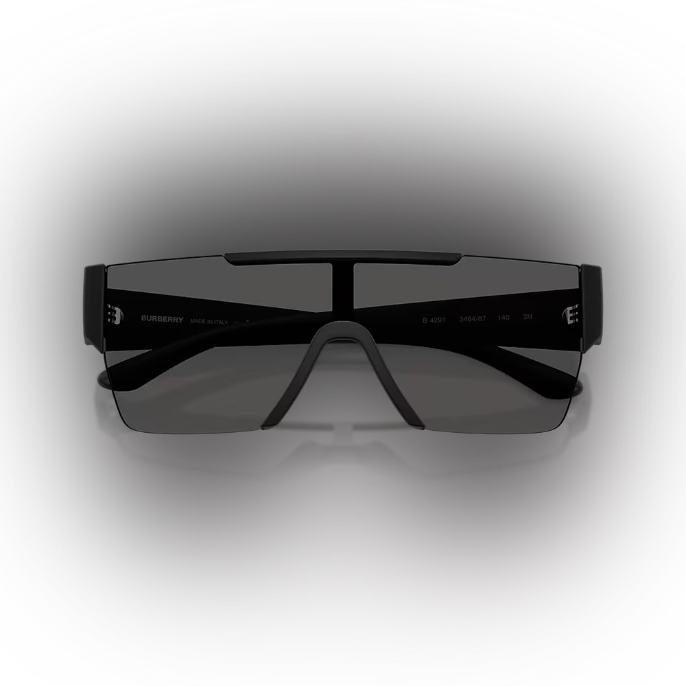 Burberry Black Visor Sunglasses with Tan Case - Picture 14 of 14